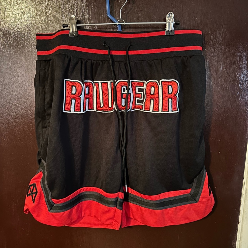 Rawgear Front Embroidery Basketball Shorts
